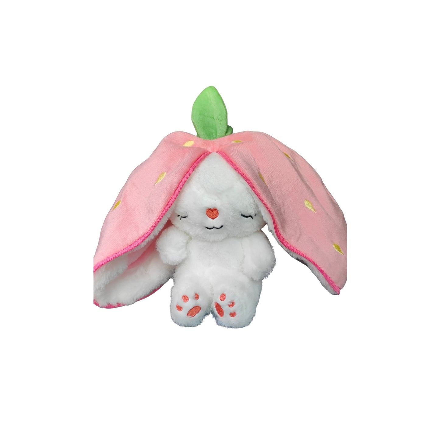 Cute Strawberry Avocado Donkey Baby Sleeping Music Early Education Doll